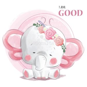 Good Elephant With Butterfly Ears-image