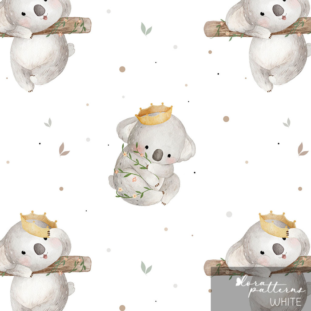 [Exclusive] Little Koala Wearing a Crown - Lorarts